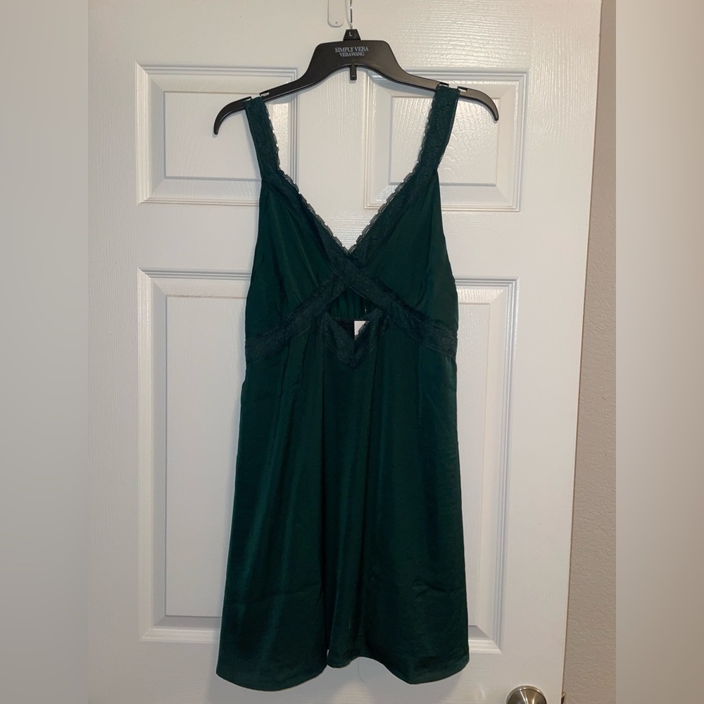 NWT Green Mini Dress with Lace from American Eagle
